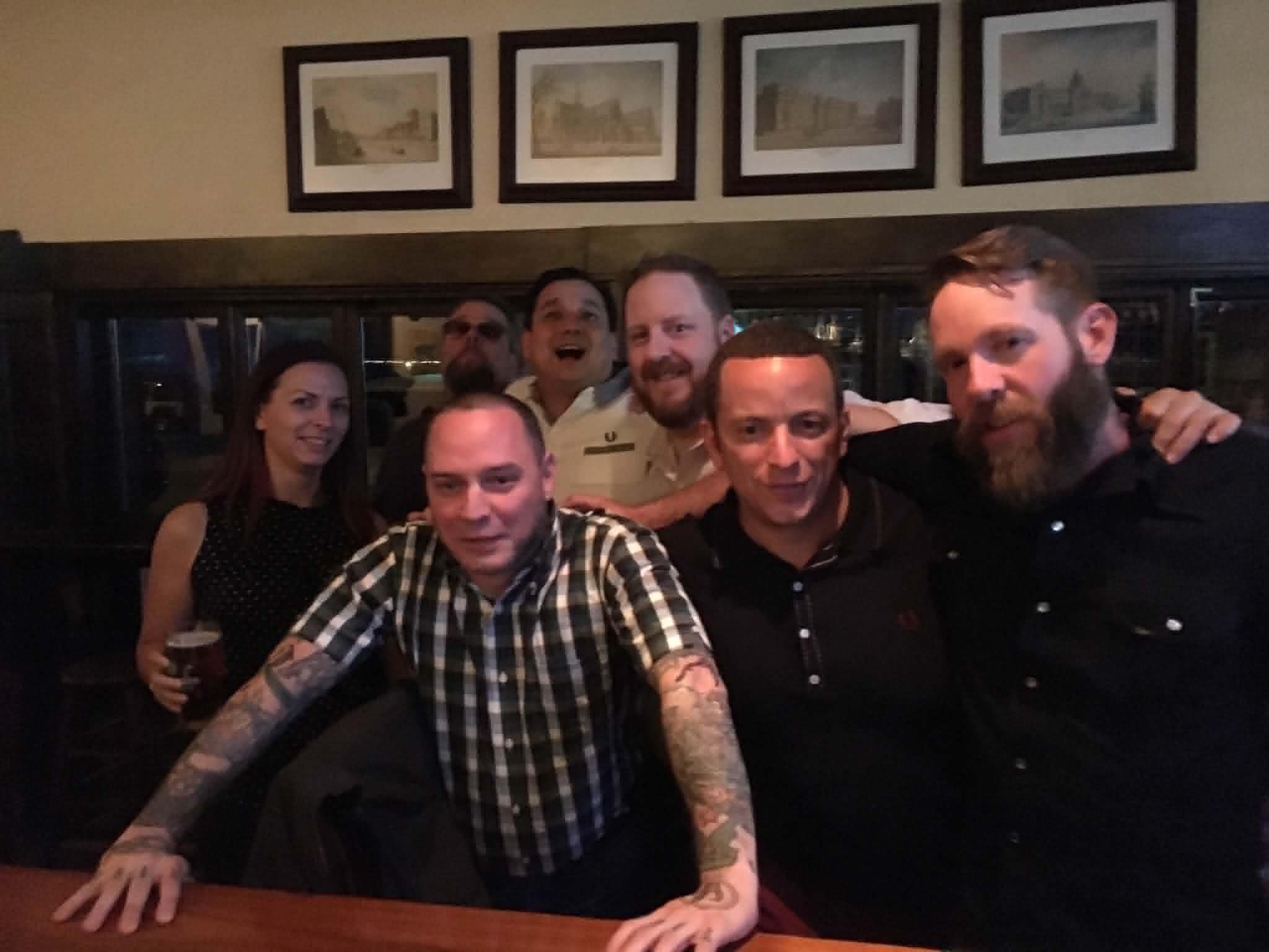 Some of the original Dallas GAA team in 2016